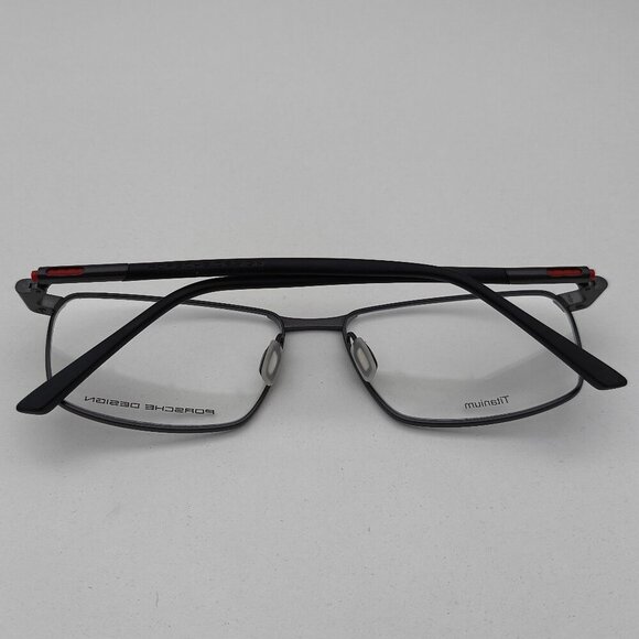 🕶️Made in Italy! Porsche Design P8766 Black Eyeglasses 56/16 140 /EUM102🕶️ - Picture 6 of 11